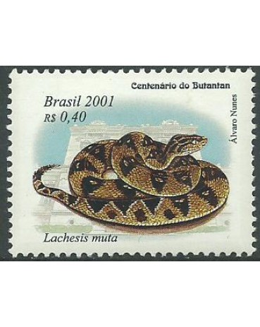 C2370 INSTITUTO BUTANTAN 2001 COBRA 10.417 Mint